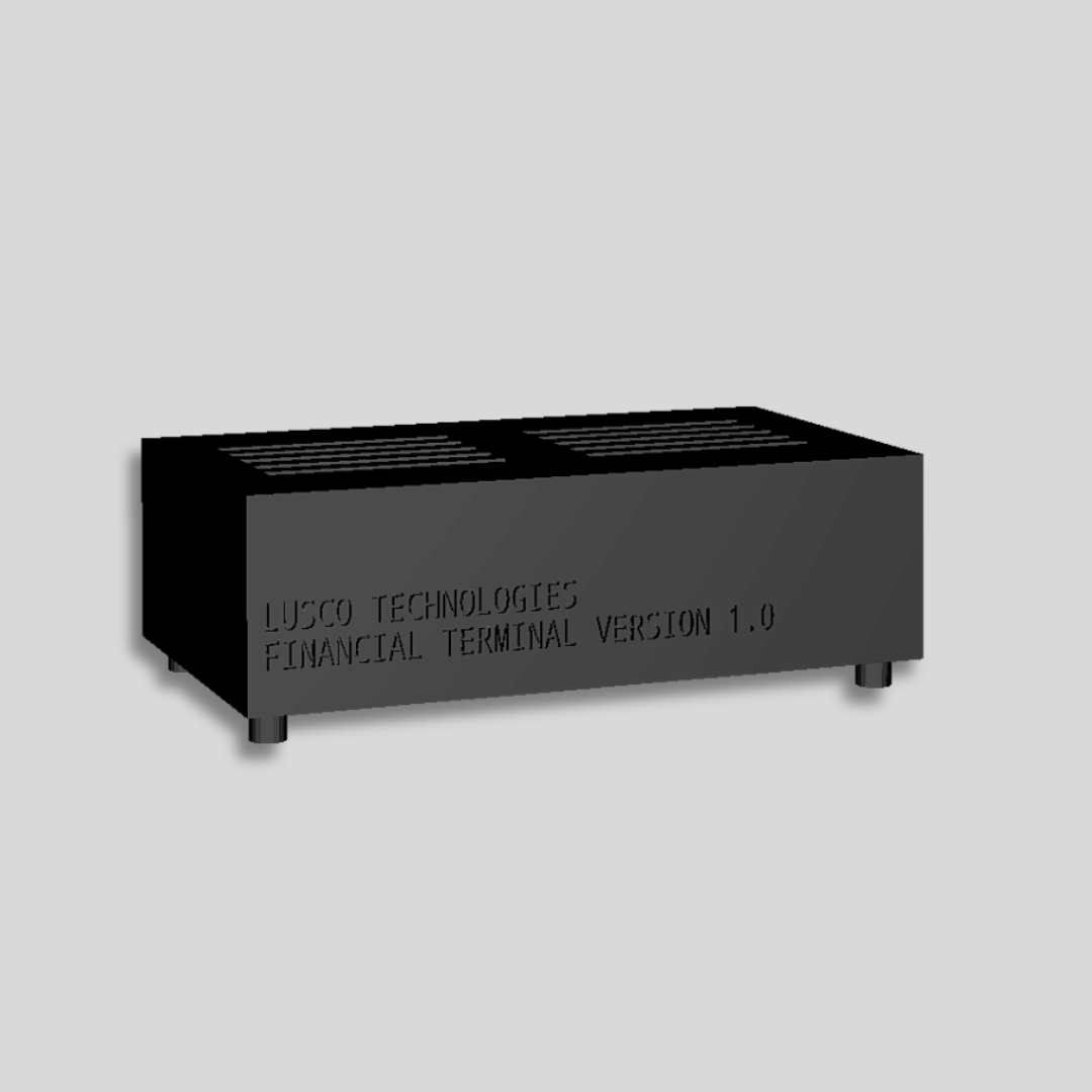 Lusco Financial Terminal in Black