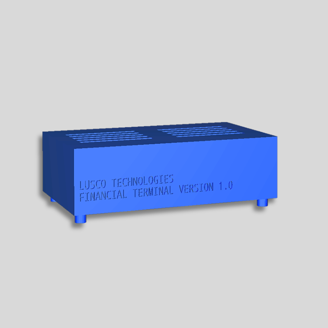 Lusco Financial Terminal in Blue